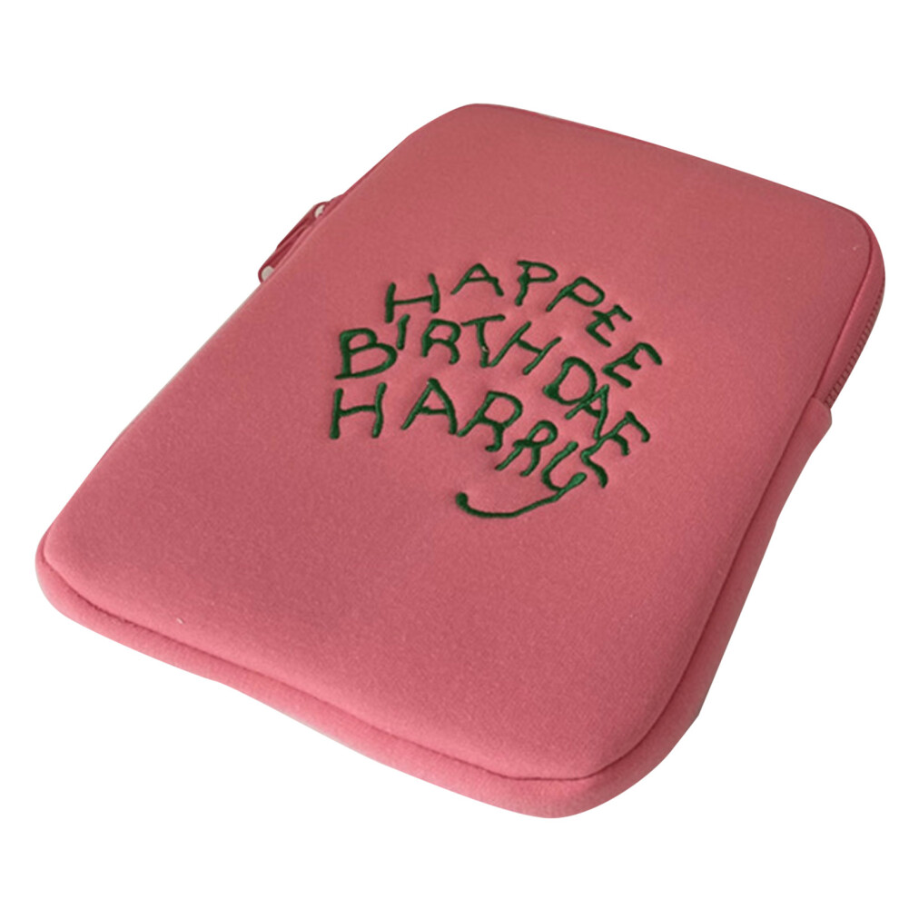 Soft Cotton Tablet Sleeve 13-14In Shatterproof Case For Ios Pink 609610407812