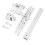 Adjustable Ceiling Projector Mount 4-Hole Universal Rust-Proof 3