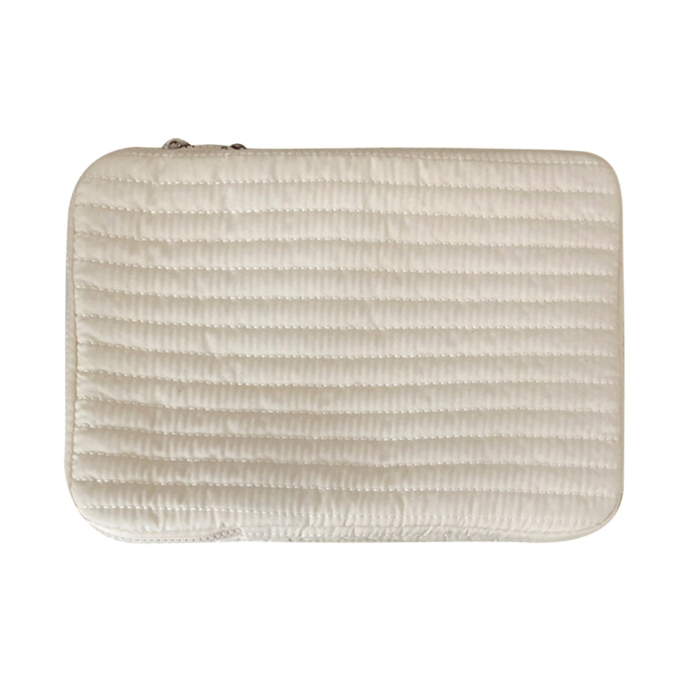 (Black) Laptop Sleeve Shockproof 13-14 Inch White Zipper White,Black 609610407898