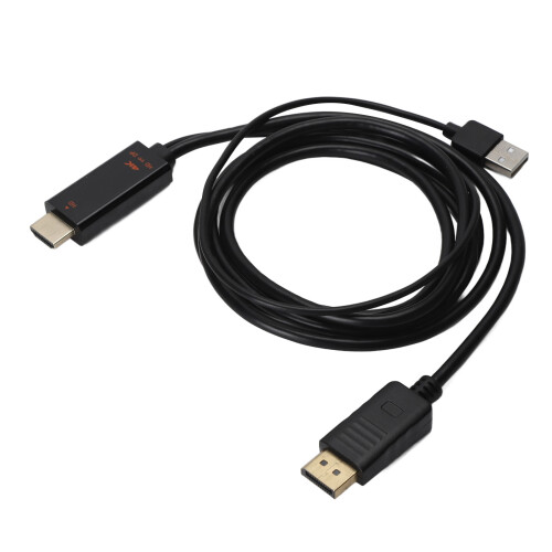 HD Multi-Interface to DisplayPort Adapter 4K 5.9ft Plug and Play 2