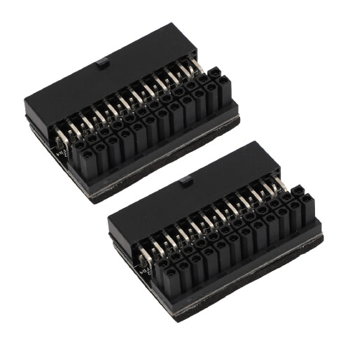 2x ATX 24-Pin 90-Grad Adapter Verlängerung 1