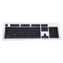 (Black) 104-teiliges ABS-Tastenkappen-Set für 61-104 Tastaturen, schwarz