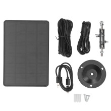 Solarpanel IP65 wasserdicht 360 verstellbar 5V 4W mit Typ-C-Kabel