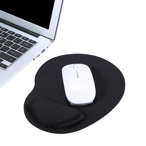 Mouse Pad with Wrist Rest Support for PC Laptop Black 2