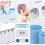 Toothbrush Holder for Bathroom Wall Mounted - Automatic Toothpaste Dispenser Squeezer Bathroom Organizer Accessories Sets 5