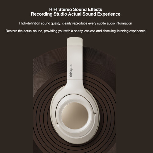 Thinkplus TH54 Over Ear Headphones BT Noise Cancelling Wireless Stereo 1