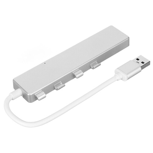 USB Hub Multiport USB3.0 3 USB2.0 USB C Docking Station Silver 1