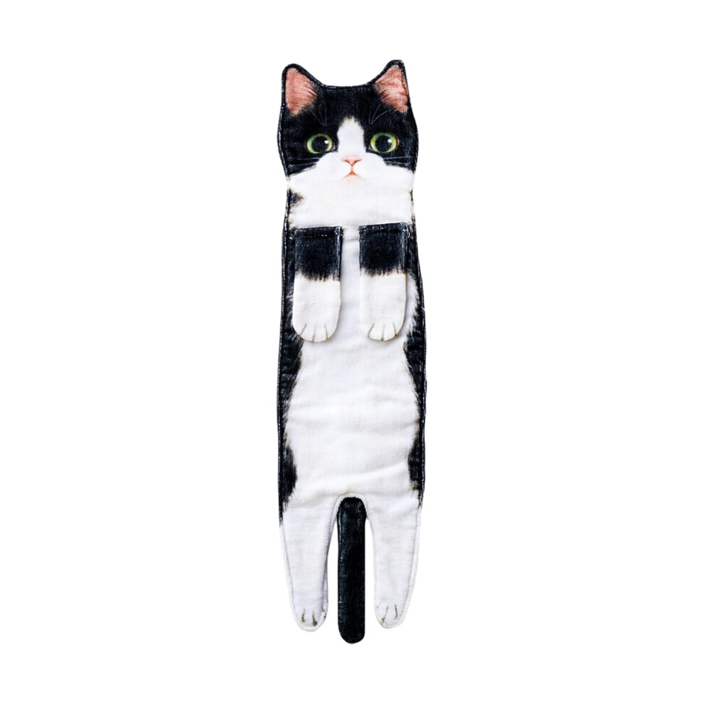 Cat Towel Microfiber Super Absorbent Hand Towel 1 Piece Hanging Decorative Cat Lover Gift For Bathroom Kitchen-image-OPC-PKTSM6N-NEW
