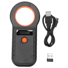 (Black) Pet Microchip Scanner 134.2Khz 125Khz EMID FDX B USB Bluetooth Black