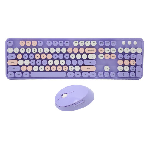 Wireless Keyboard Mouse Combo 2.4GHz 104 Keys Full Size for Windows 2