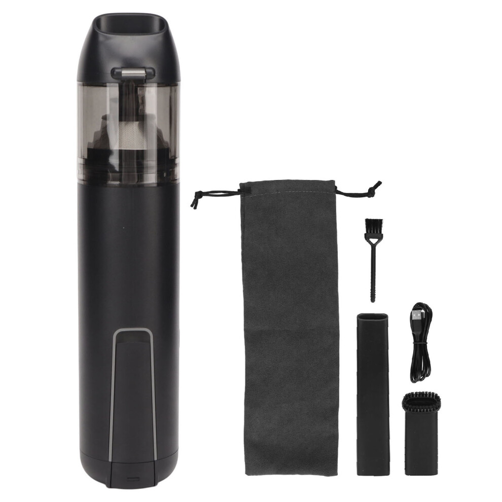 (Black) 15000Pa Vacuum Cleaner 69000Rpm Dual Filtration Cordless Handheld 609610411215