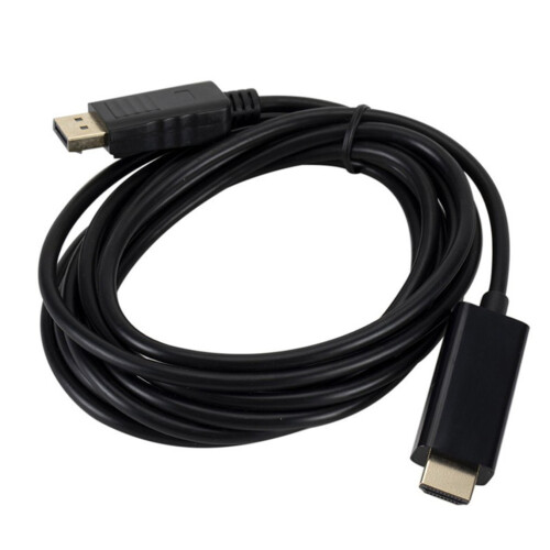 DP to HD Cable 5.9ft 4K 60Hz Gold Plated