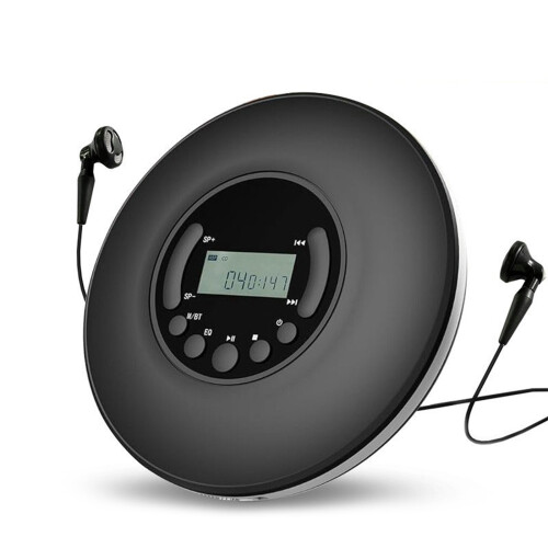 Portable CD MP3 Player A-B Repeat LCD External Speakers Headphones 2