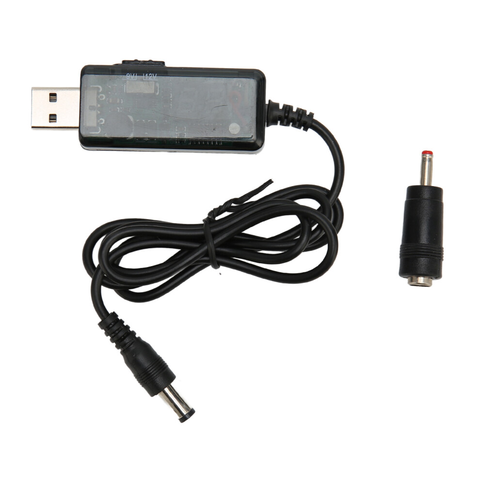 Usb Boosting Cable 5V To 9V 12V Adjustable Dc Step Up Cord 3.5X1.35mm 609610412090