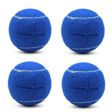 4 PCS Precut Walker Tennis Balls For Furniture Legs Floor Protection Long Lasting Felt Pad Glide Coverings Dark Blue