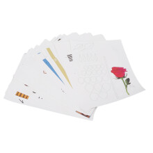 3D Pen Drawing Paper 50 Patterns Thick for Kids Family Teamwork