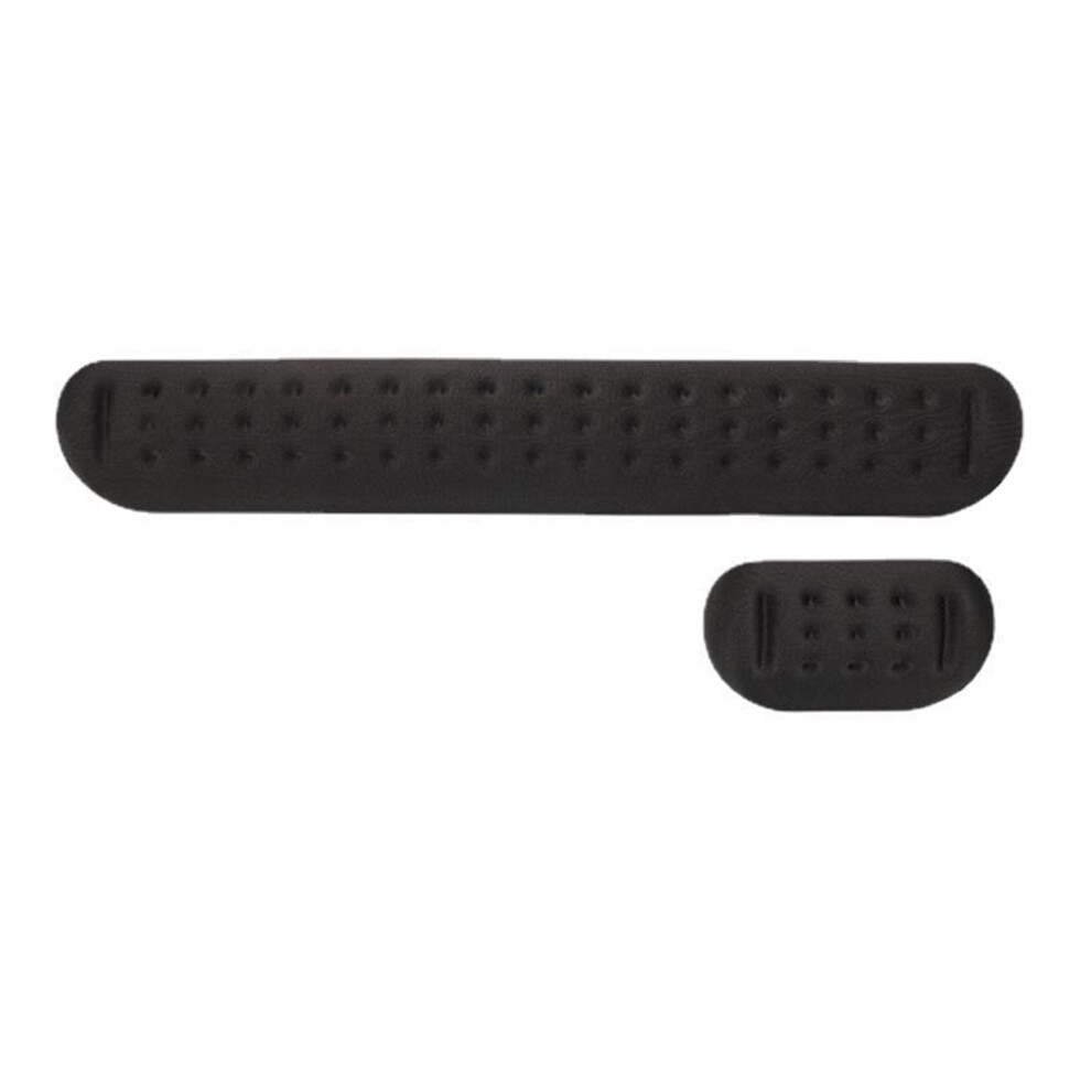 (Keyboard Pad And Mouse Pad) Keyboard Wrist Rest Massage Breathable Fatigue Relief With Mouse Pad 609610414704
