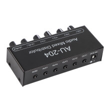 Stereo Sound Mixer 2in4out 3.5mm Headphone Amp DC 5-15V