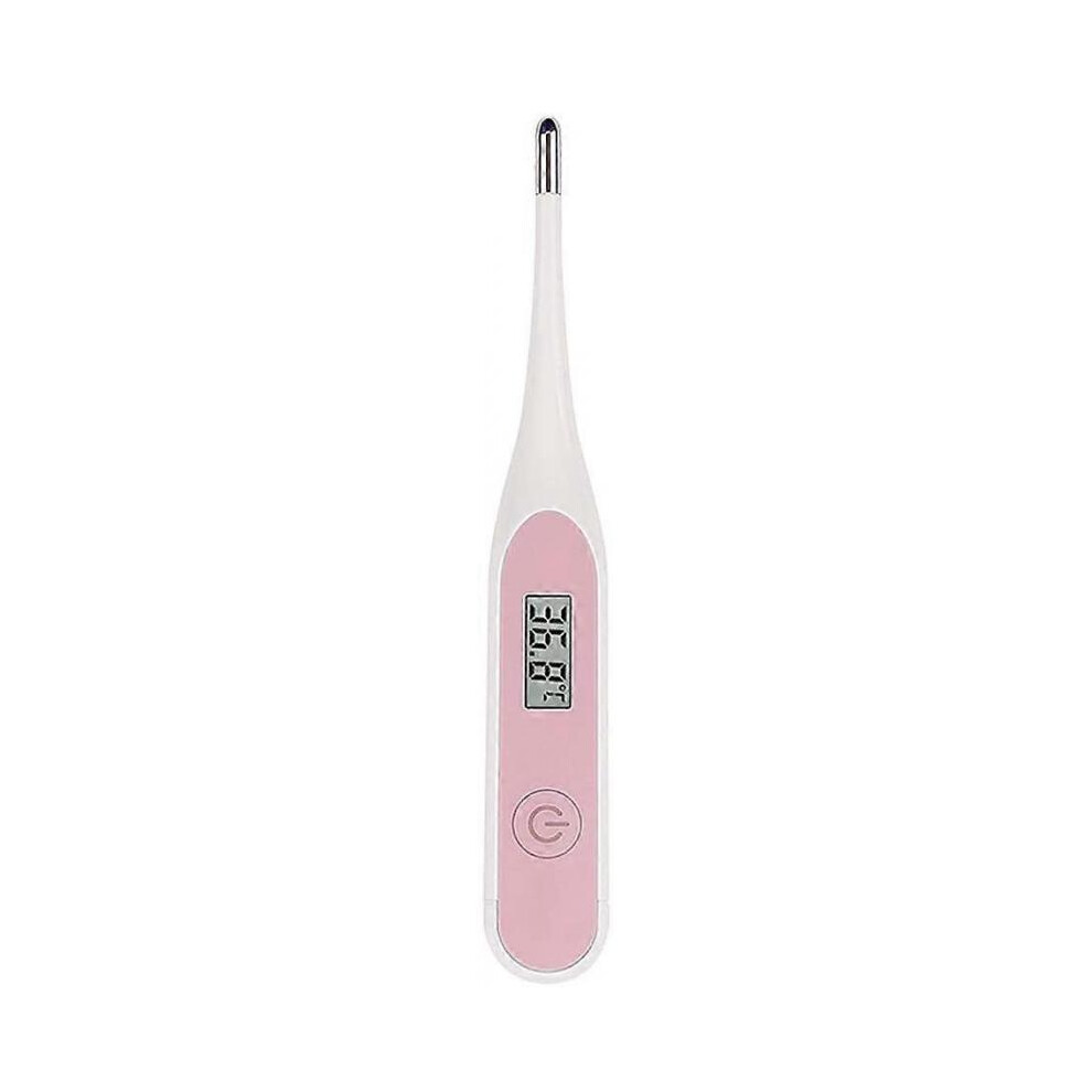 Pc Digital Basal Thermometer Quick Read Electronic Thermometer 20 Seconds Rapid Test Thermometer for Adult BabyPink