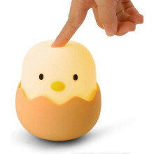 Night Light Kids with Touch Sensor Baby Night Light Rechargeable Battery Dimmable Cute Chick Night Lights - Warm