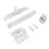 Ceiling Mount Projector Bracket 25kg Capacity 4-Hole White 3