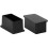 8 Pack Rectangular Chair Leg Caps Non-Marking PVC Floor Protector 25 x 50mm (1" X 2") 5