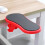 (Black) Computer Arm Rest Rotatable Anti Slip Ergonomic Desk Support Red 1
