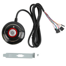 (2 USB) PC-Netzschalter ABS Leicht Plug & Play 2 USB Audio