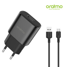 Oraimo OCW-E65S+C53 2A Fast Charger USB Adapter with Cable