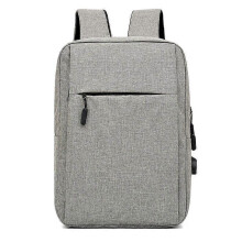Business Travel Backpack, Laptop Backpack, with Usb Charging Port, Convenient and Convenient, Color: Light Gray