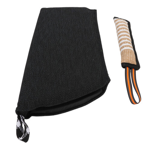 Hundebiss-Ärmel-Set, Hundeärmel und Trainingsstab, 2