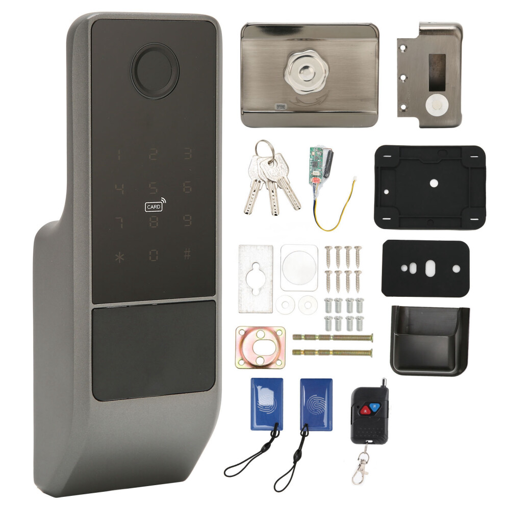 (For Tuya App Unlock) Smart Fingerprint Door Lock Keyless Entry Biometric Passcode Remote 609610418375