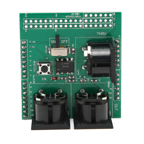 MIDI Adapter Board 24Pin RUN PGM Switch Serial to MIDI Module