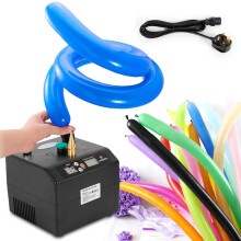 Lagenda Portable Electric Air Balloon Pump with Timer Battery for Party Events Decoration