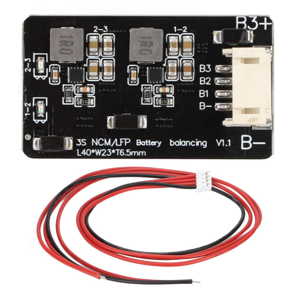 3 Strings Lithium Battery Equalizer 3.0V-4.5V Pcb Ncm Lfp 609610424710