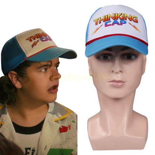 Stranger Dustin Henderson Cosplay Hat Thinking Cap Hellfire Club Headgear 1