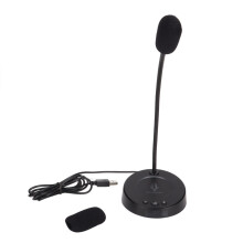 Desktop Microphone Noise Reduction 360 Metal Hose RGB USB
