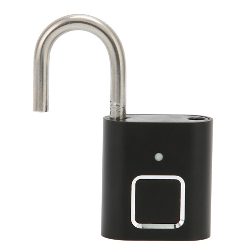 Biometric Fingerprint Padlock Water Resistant USB Charging 1