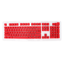 (Pink) PBT-Tastenkappen 106 Tasten 2-Farben für mechanische Tastatur Rot