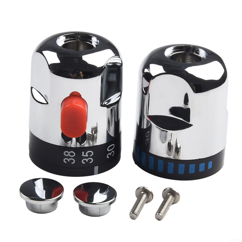 Thermostatic On Off Water Control Handles Abs Plastic For Bath And Shower Mixer Taps Shower System Temperature Control 9354506040222