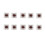 10Pcs Brown Mechanical Keyboard Switch ABS Long Life 3