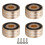 (Gold) SP4010 Speaker Isolation Spike 40x20mm 4pcs for DAC Amplifier 1