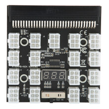 Breakout Board 17 Ports 6 Pin 1200W Computerzubehör 12V