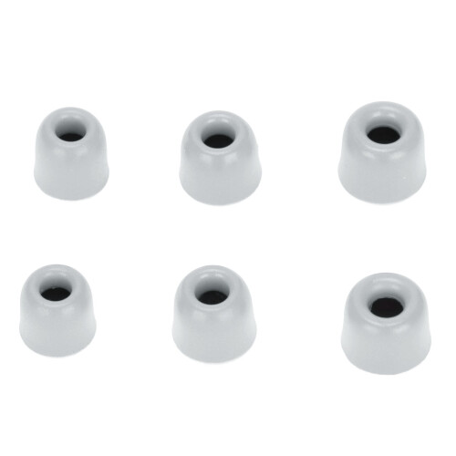(Grey) 6x Geräuschreduzierende Memory-Schaum-Ohrpolster Grau