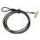 Laptop Cable Lock 3-Key Cut-Resistant Adjustable Length 4