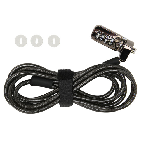 Laptop Cable Lock 4 Digit Password Anti Theft Cut Resistant 2