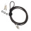 Laptop Cable Lock 2 Keys Adjustable Theft Prevention 6x2.5mm 3