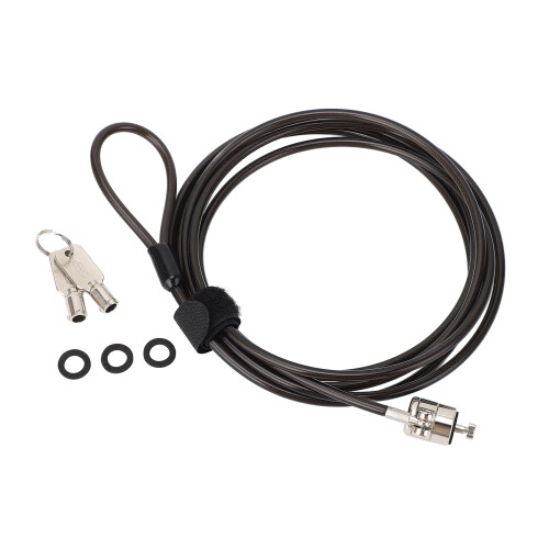 Laptop Cable Lock 2 Keys Adjustable Theft Prevention 6x2.5mm