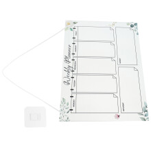 1Set Draagbaar Acryl Schrijfmemobord Transparant Voor Kantoor En Huis