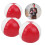 3Pcs PU Leder Jonglierbälle Indoor Freizeit 9